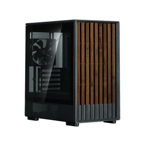 Zalman кутия Case mATX - P10 NAMU BLACK - Wood, USB-C