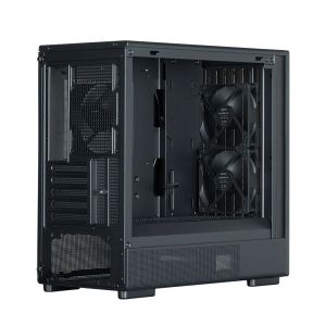 Zalman кутия Case mATX - P10 NAMU BLACK - Wood, USB-C