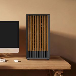 Zalman кутия Case mATX - P10 NAMU BLACK - Wood, USB-C