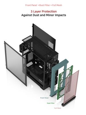 Zalman Case EATX - Z10 PLUS - Tempered Glass