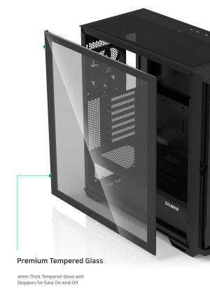 Zalman Case EATX - Z10 PLUS - Tempered Glass