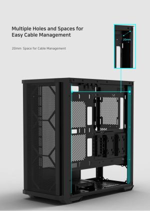 Zalman Case EATX - Z10 PLUS - Tempered Glass