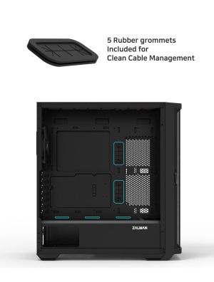 Zalman Case EATX - Z10 PLUS - Tempered Glass