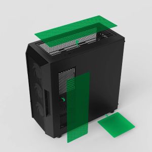 Zalman Case ATX - I3 NEO V2 Black - RGB, Mesh