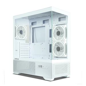 Zalman Case ATX - Chronix WHITE V2 - 3 x 120 mm A-RGB, USB-C, Tempered Glass
