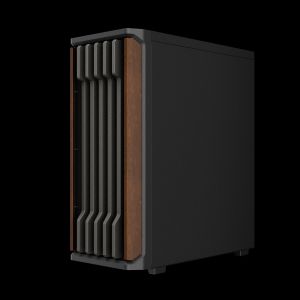 Gamdias кутия Case ATX - AURA GC11 Wood Black - USB-C