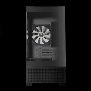 Gamdias кутия Case mATX - AURA GC9M Elite - 3 x 120 mm A-RGB, USB-C, Tempered Glass