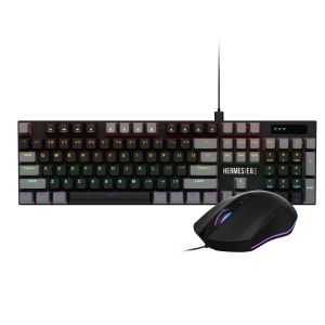 Gamdias геймърски комплект Gaming COMBO - HERMES E6 Elite 2-in-1 Combo - Mechanical Keyboard + Mouse