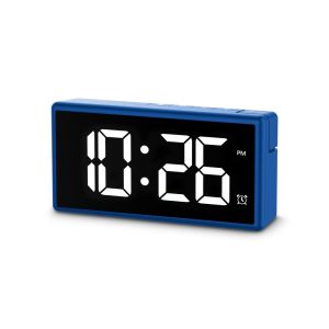 Hama "Ibiza" Digital Alarm Clock, Multi-Colour Display, with USB Charging Functi