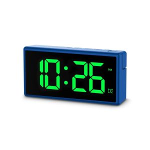 Hama "Ibiza" Digital Alarm Clock, Multi-Colour Display, with USB Charging Functi