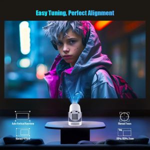 MagCubic Portable Multimedia Projector HY300 Pro+ - 4K, Android 11, Wi-Fi, Bluetooth 5.4