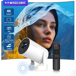 MagCubic Portable Multimedia Projector HY300 Pro+ - 4K, Android 11, Wi-Fi, Bluetooth 5.4
