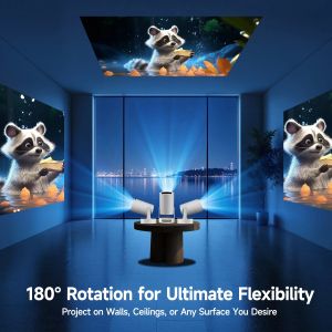 MagCubic Portable Multimedia Projector HY300 Pro+ - 4K, Android 11, Wi-Fi, Bluetooth 5.4