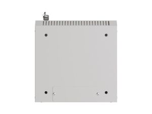 Комуникационен шкаф Lanberg rack cabinet 10" wall-mount 6U/300x300 (flat pack) with glass door grey