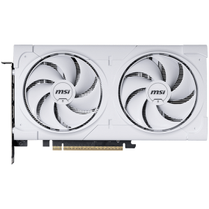 MSI Video Card NVIDIA GeForce RTX 5060 Ti 8G VENTUS 2X OC WHITE PLUS, 8GB GDDR7, 128-bit, 2617 MHz Boost, 4608 CUDA Cores, PCIe 5.0 (x8), 3x DP 2.1b, HDMI 2.1b, RAY TRACING, Dual Fan, 180W TDP, 8-pin PCIe Power, G-SYNC, 2-Slot, 3Y