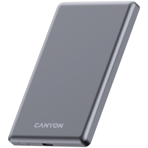 CANYON power bank OnPower 505 slim Magnetic 5000 mAh PD20W Dark Grey