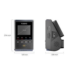 VIOFO Dash Cam A119 M Pro 4K - 30fps, Sony STARVIS 2, WiFi 6, GPS