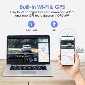 VIOFO Dash Cam A129 Plus DUO - GPS, Rear Cam included