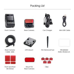 VIOFO Dash Cam A129 Plus DUO - GPS, Rear Cam included