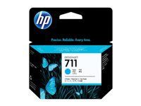 HP 711 original Ink cartridge CZ134A cyan standard capacity 3-pack