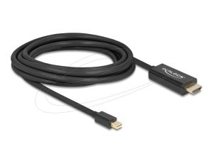 Delock Кабел пасивен mini DisplayPort 1.1 към HDMI, 1 m