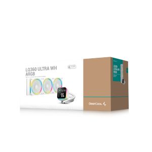 DeepCool Water Cooling LQ360 ULTRA WH ARGB - LCD Screen