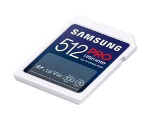 Memory card Samsung 512Gb PRO Ultimate SD Card Full-Size SDXC UHS-I , U3, V30, USB Adapter
