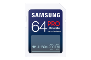 Memory card Samsung PRO Ultimate SD Card 64GB UHS-I , U3, V30