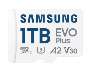 Memory card Samsung EVO+, 1 TB, mSD + Adapter, card microSDXC