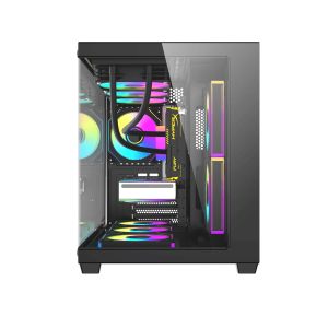 Darkflash кутия Case mATX - B275 PRO Black - 6 x 120 mm Infinity Mirror A-RGB