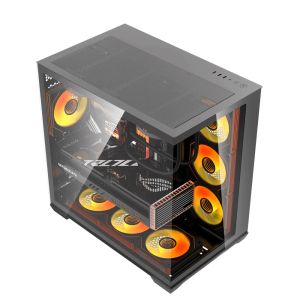 Darkflash Case EATX - C280 Black - 7 ARGB fans