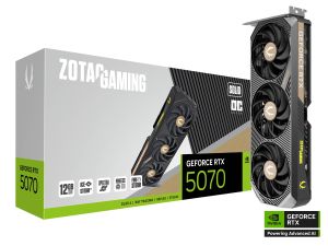 Видео карта ZOTAC GAMING RTX 5070 Solid OC 12GB GDDR7