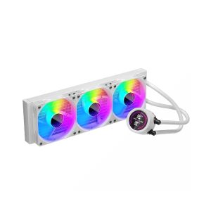 1stPlayer водно охлаждане Water Cooling 360mm - Thunderstorm TS4 360 White - Digital Display, aRGB