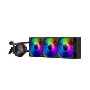 1stPlayer водно охлаждане Water Cooling 360mm - Thunderstorm TS4 360 Black - Digital Display, aRGB