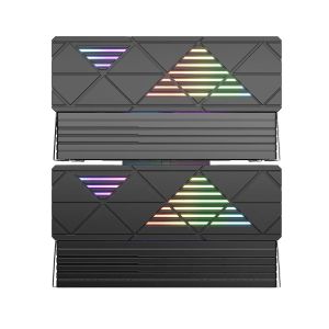 1stPlayer охладител CPU Cooler CRYO CY12LD Black - LGA1851/AM5, Dual-Tower, ARGB