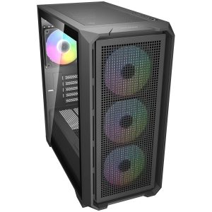 COUGAR MX600 Mini V2 RGB PC Case, Mini Tower, Black