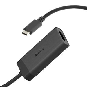 Hama Video adapter, USB-C plug - DisplayPort/HDMI™ socket, Ultra-HD 4K@60hz