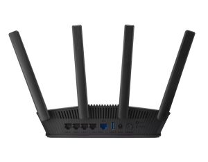 Рутер Asus Wireless Router, RT-BE58U V2, BE3600, Dual-Band, Quad-Core 2.0GHz CPU, 256MB/1GB Flash/RAM, 4K-QAM, 2.5G port, g, AiProtection Pro, NAT Passthrough , VPN, multiple SSIDs,  IPTV, Beamforming, 4G LTE/5G Mobile Tethering, AiMesh, Black