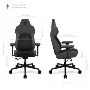 Gaming Chair ThunderX3 CORE Smart Ergonomic Mesh - Black