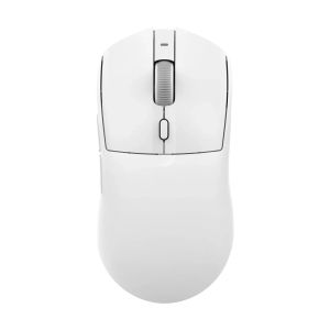 Ajazz професионална геймърска мишка AJ139 V2 MC - Wireless Gaming Mouse - 1K, Magnetic Charging Dock, White