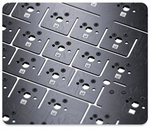 Ajazz геймърска механична клавиатура Gaming Mechanical Keyboard AK820 - Red Switches [Linear] (English US), Black, White Backlight