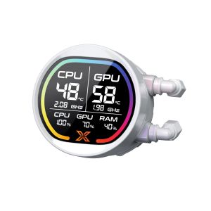 Xigmatek Water Cooling LK Pro 360 Digital Arctic - 2.7 inch Digital LCD Display
