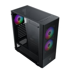 Xigmatek Case ATX - Hero II Air 3F - RGB, Tempered Glass