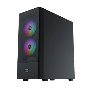 Xigmatek Case ATX - Hero II Air 3F - RGB, Tempered Glass
