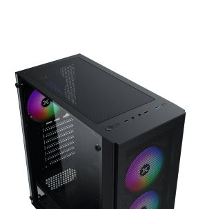 Xigmatek Case ATX - Hero II Air 3F - RGB, Tempered Glass