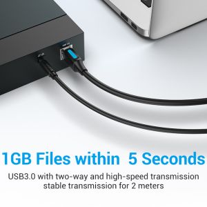 Vention USB 3.0 AM / BM - 1.5M Black - COOBG