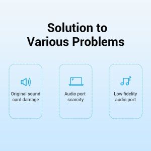 Vention външна звукова карта USB Sound card - Headphones, Mic, Silver - VAB-S13