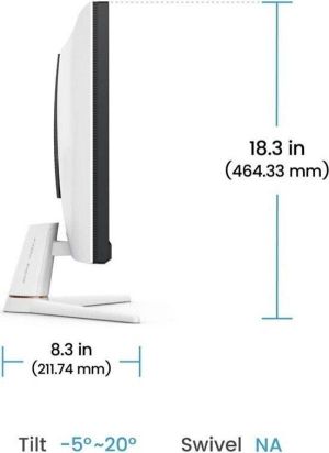 Монитор BenQ EX271, бял
