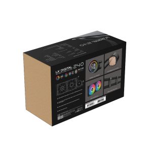 Xigmatek Water Cooling  LK 240 Digital - LED Display, A-RGB