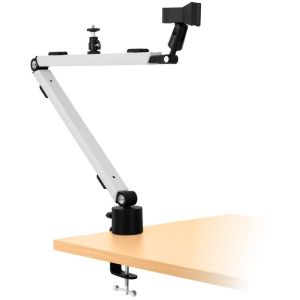 MOUNT ARM, Microphone Arm with Table Clamp - White